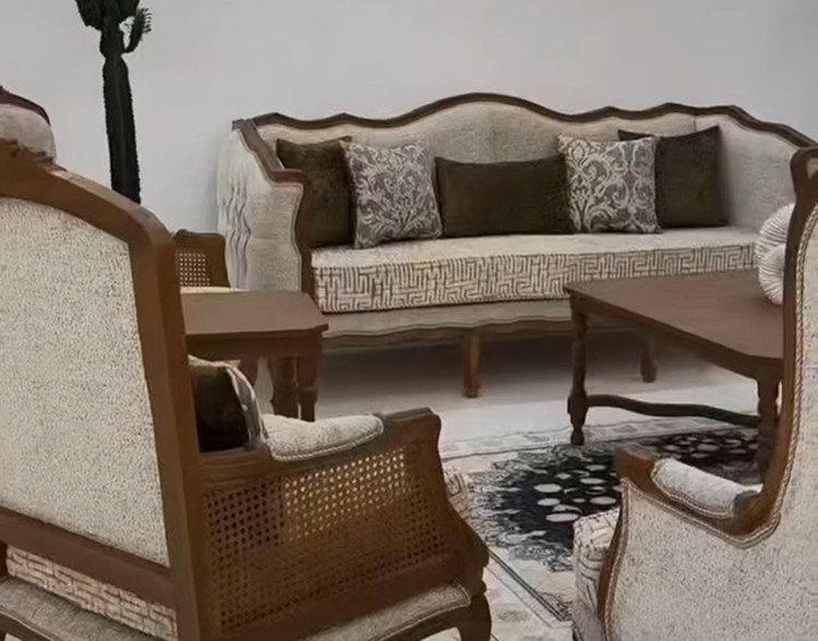 مبل فرانسوی حصیری